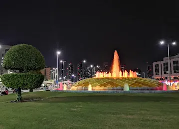 Abu Dhabi baladiya fountain - نافورة بلدية أبوظبي