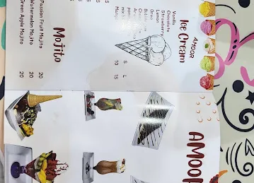 Amoor juice and icecream