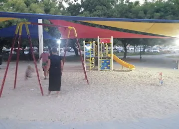 Baby playing yard