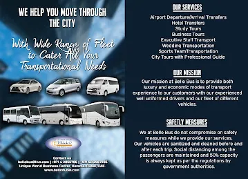 Bello Bus Rental L.L.C - Transport by Tour Buses, Passenger Transport & Bus Rental.