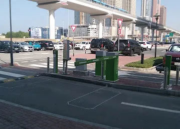 Bike parking lot