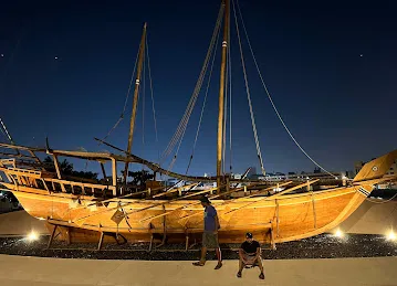 Boat statue photo point