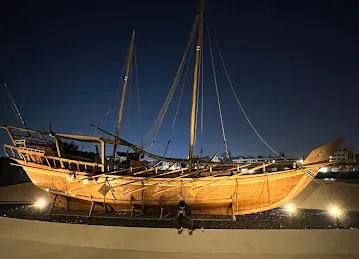 Boat statue photo point