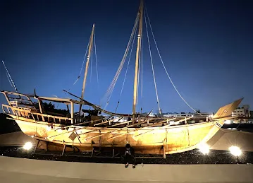 Boat statue photo point