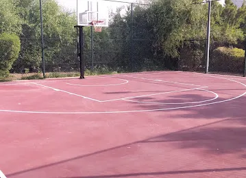 Calida Basketball half Court