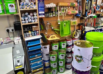 Caparol paints Deira Showroom, Jhelum Building Materials