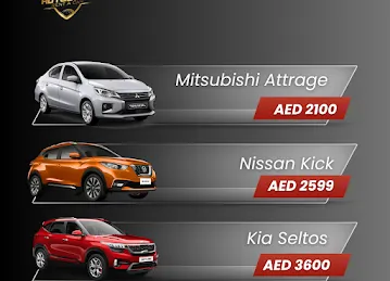 Car Rental JVC Near Me | Rent a Car