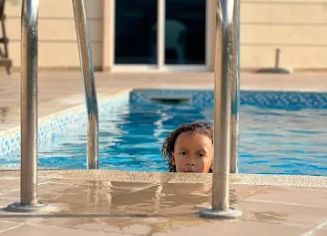 Contemporary Village Swimming Pool