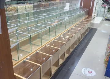 Crystal marjan aluminum glass and carpentary