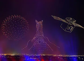 Drone show Dubai