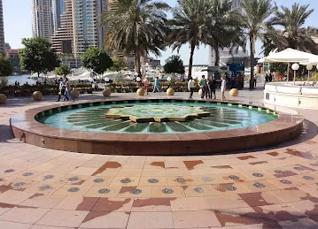 Dubai Marina Walk Fountain