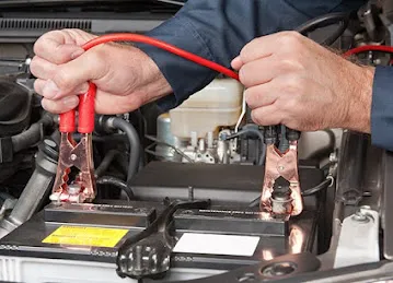 Expert car battery service dubai