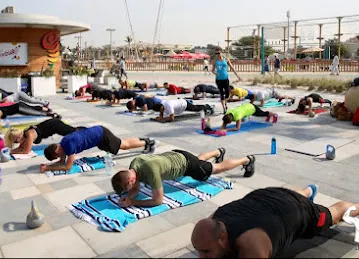FBC DXB kite beach, Fitness Boot Camp DXB
