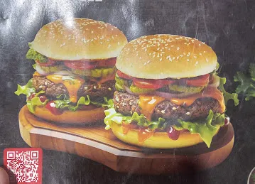 Hot burger cafeteria