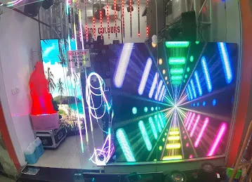Led screen and stage lighting