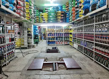 النقطه الذهبيه لبيع الإطارات وميزان السيارات
