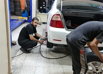 النقطه الذهبيه لبيع الإطارات وميزان السيارات