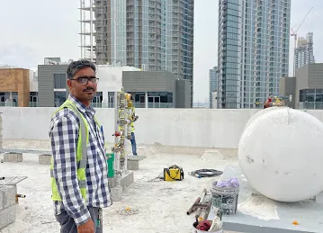 LPG gas pipe line