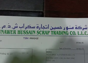 Munawer Hussain Metal Scrap Trading LLC