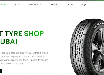 New Tyre shop Dubai