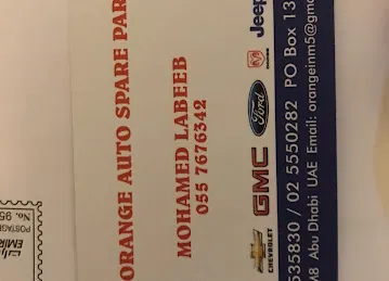 ORANGE AUTO SPARE PARTS BRANCH