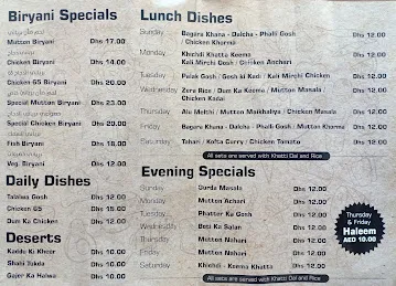 Paradise restaurant abu dhabi