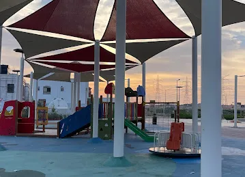 Playground next to mosque