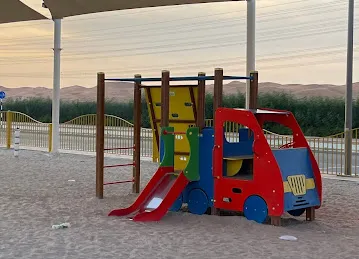 Playground next to mosque