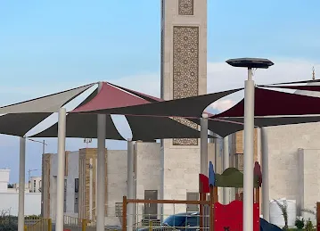 Playground next to mosque