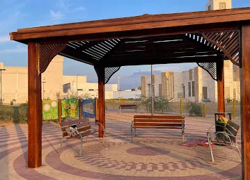 Playground next to mosque