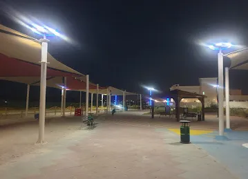 Playground next to mosque