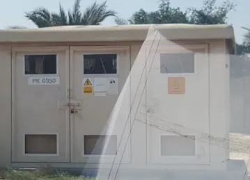 Pocket Sub-Station (PK 0350) by DEWA (Dubai Electricity & Water Authority)