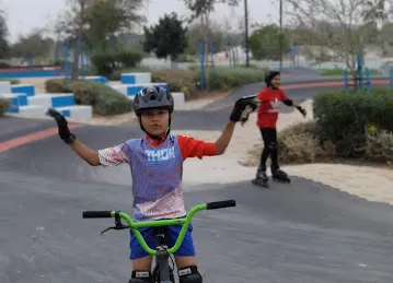 Pump Track at Masdar City by Velosolutions