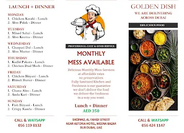 Quality Home Food Golden Dish