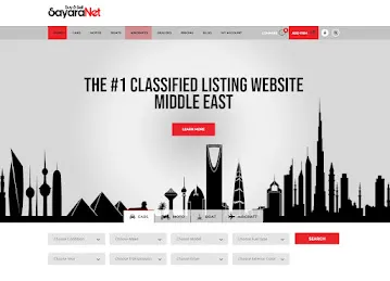 Sayaranet | Buy and Sell your Cars | Motors | Boats | Aircraft Middle East.