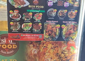 SIGN FOOD RESTAURANT