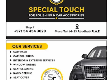 Special Touch for Car polishing and Accessories