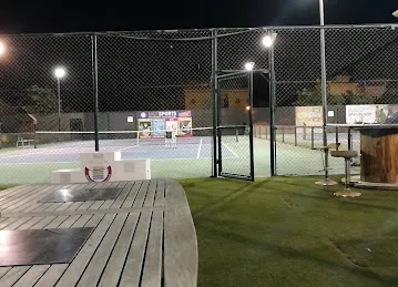 Tennis courts in the villas
