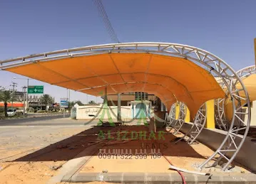 Tents and car parking