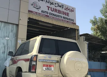 Turbine auto exhausts repairing