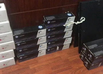 Used and unused toners and cartridge