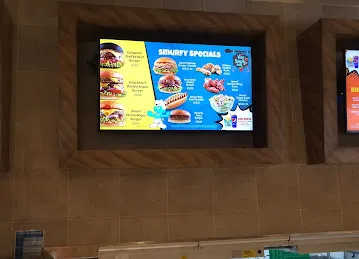 Very Smurfy cafe