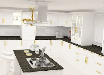 Villa kitchen and furniture