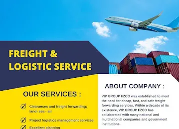 VIP GROUP FZCO -logistics services-شركة شحن-