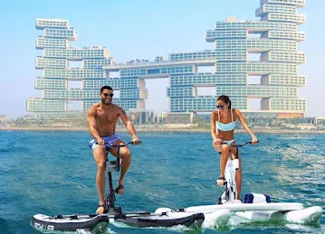Water sports activities and scuba diving