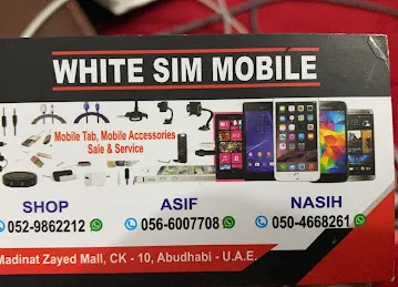 WHITE SIM MOBILE & ACCESSORIES
