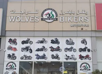 Wolves bikers motorcycle